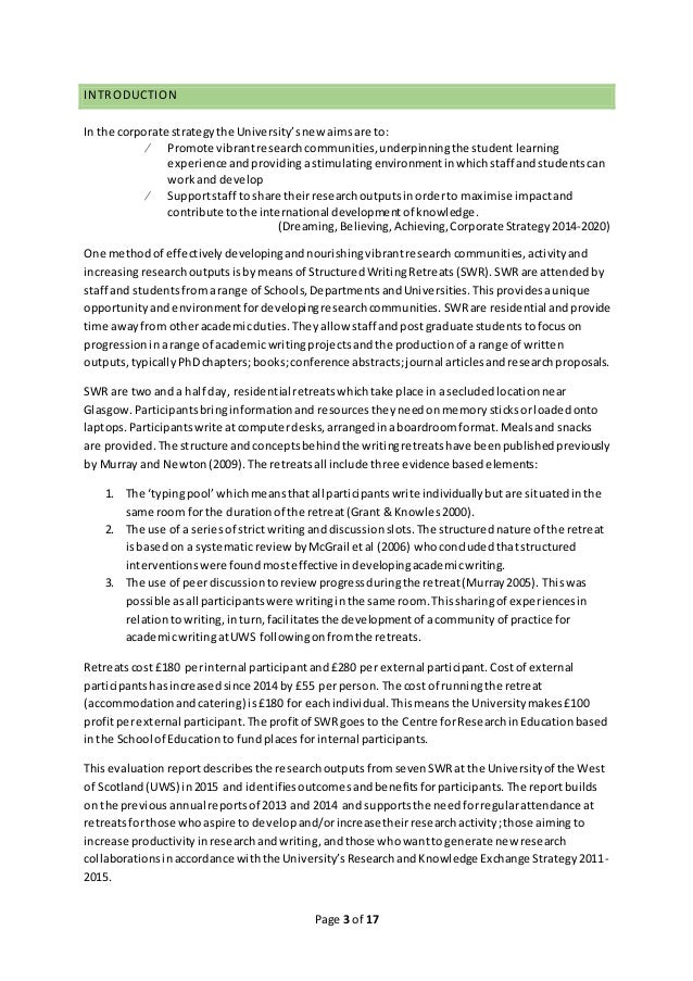how to write annual report of school annual report introduction example